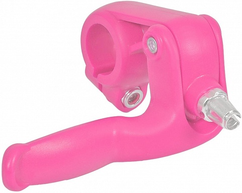 Ручка тормоза пластик TPR розовый